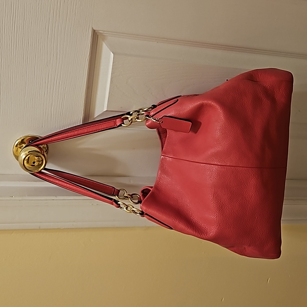 Coach NWOT Soft Leather 3 Compartment Bag
